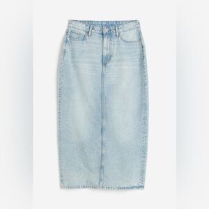 Denim Skirt - Light Blue